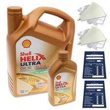 6 Liter original Shell Helix Ultra ECT C2/C3 0W30 Motoröl 550046305 API SN SET