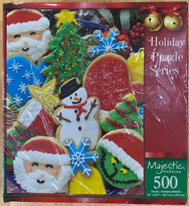 Majestic by Springbok ~ "Christmas Cookies" ~ 500 Piece Jigsaw Puzzle ~ Sealed - Picture 1 of 5