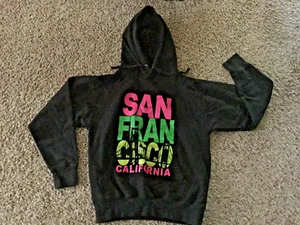 Cotton Heritage Hoodie "San Francisco California" Long Sleeve Sz SMALL PulloveR - Picture 1 of 4