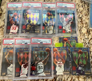 1995 Ultra Scoring Kings Hot Packs (1:72) 10 of 12 Set 7 PSA Graded HOF + 3 Raw - Picture 1 of 23