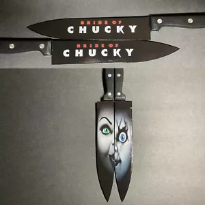 Bride of Chucky Tiffany and Chucky 2 Kitchen Knife Set - Picture 1 of 3