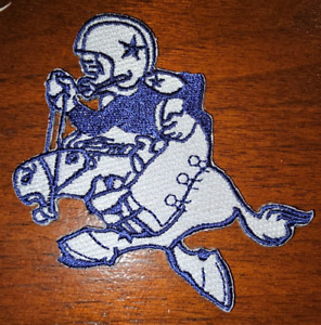 DALLAS COWBOYS ORIGINAL NFL FOOTBALL LOGO IRON ON EMBROIDERED PATCH 2.75" X 3.25