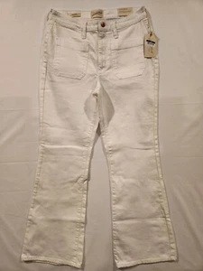 Universal Thread Damen Schlagjeans High-Rise Stretchy Denim, weiß Größe 8R - Bild 1 von 8