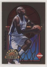 1996 Collector's Edge Rage Radical Recruits Gold /1000 Walter McCarty Rookie RC