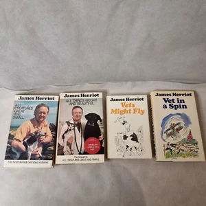 James Herriot Bundle x4 All Creatures Great & Small Vintage Books / Hardback - Imagen 1 de 8