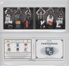 2011-12 Preferred Rookie Material Booklet Prime /25 John Wall Jordan Crawford #8