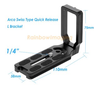 CNC Universal Quick Release L Plate Bracket Arca Swiss for Nikon Sony Canon 