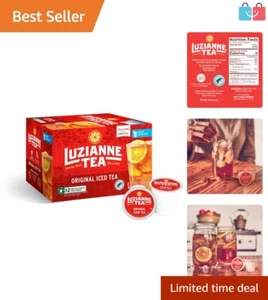 Refreshing Iced Tea Single Serve Pods - 12ct Pack of Unsweetened Black Tea - Picture 1 of 8