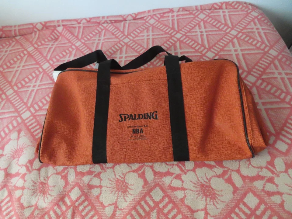 Bolso de Lona Spalding NBA Spurs Baloncesto Cuero Nuevo Sin Etiquetas Defectos Foto 1 de 4