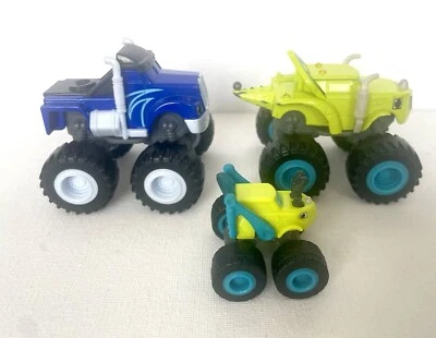 Blaze And The Monster Machines Trucks Bundle Crusher, Zeg and Mini Grasshopper - Image 1 of 4