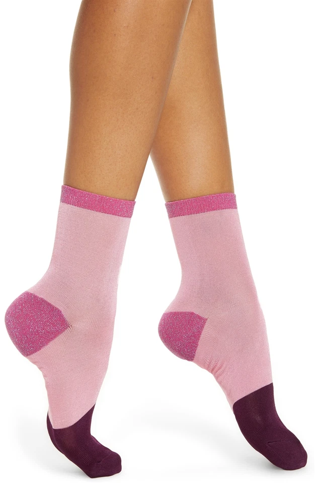 Meias femininas Hysteria By Happy 260294 Liza colorblock tamanho 8-10 - Imagem 1 de 2