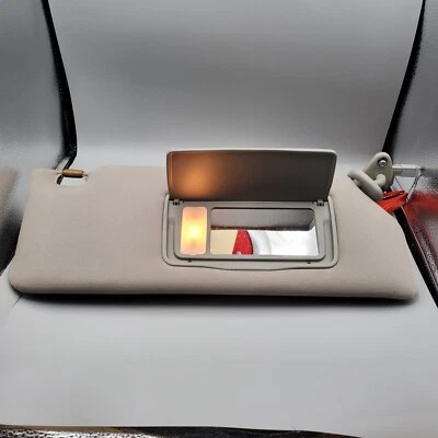 2006-2012 Honda Ridgeline Sun Visor Gray Passenger OEM Vanity Light Mirror Shade - Image 1 of 4