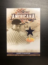 2008 Donruss Threads Baseball Americana Materials /250 Gary Cooper #BA-24