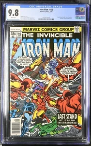 Iron Man #106 CGC 9.8 White Pages Newsstand - Picture 1 of 2