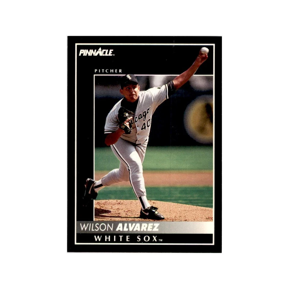 1992 Pinnacle Wilson Alvarez Baseball Cards #192 - Image 1 of 3