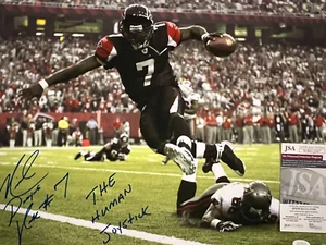 MICHAEL VICK ATLANTA FALCONS FULL NAME HUMAN JOYSTICK JSA AUTHENTISCH SIGNIERT 16x20 - Bild 1 von 1