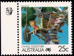 Australia Decimal - 25c Living Together 1990 1st Reprint 1K Left, Harrison  MUH - Picture 1 of 1