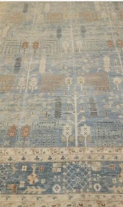 Oriental Area Rug Tree Of Life Peshawar Rug 10 X 13 Ft Knotted Rare Wool Fine - Picture 1 of 3