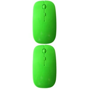 2pcs Ultra Thin Slim Mini 2.4GHz 1200 DPI USB Wireless Optical Mouse Mice - Picture 1 of 12