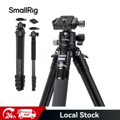 SmallRig 54" Carbon Fiber Tripod w/ Monopod 360° Ball Head Maxload 12KG for Sony - Image 1 of 4