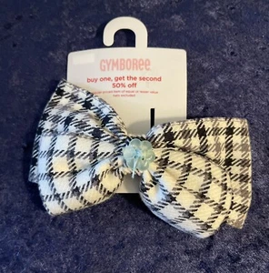 4 5 6 7 NWT Gymboree IMAGINARY FRIENDS Houndstooth Bow Barrette Hair CLIP Girls - Picture 1 of 2