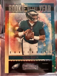 JALEN HURTS RC 2020 PANINI CONTENDERS - NOVATO DEL AÑO + " - Imagen 1 de 2
