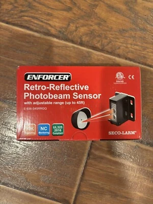 SECO-LARM Enforcer E-936-S45RRGQ 45Ft Reflective Photoelectric Beam Sensor