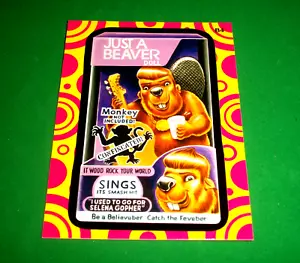 Topps Wacky Packages Serie 1 2014.ANS 12) ""JUST A CASTOR"" B4 pegatina de bonificación difícil de encontrar - Imagen 1 de 2