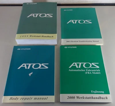 Manual De Taller Incluido 3 Adiciones Hyundai Atos Minivan Año 1997 - 2000 - Imagen 1 de 4