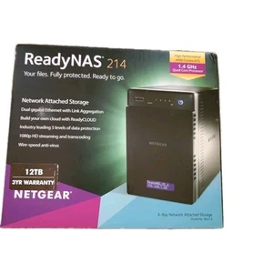 NETGEAR ReadyNAS 214 4-Bay Network Attached Storage Sealed RN214D43-100NES Read - Photo 1/23