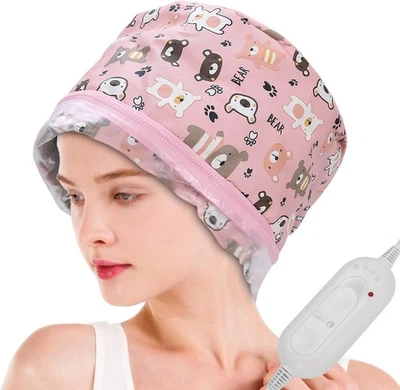 Hair Steamer Thermal Heat Cap, Heating Cap for Deep Conditioning Scalp #812  - Image 1 of 4