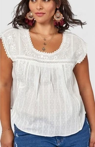 Poetic Gypsy Boho Star Spotter Blouse Size 20 - Picture 1 of 4