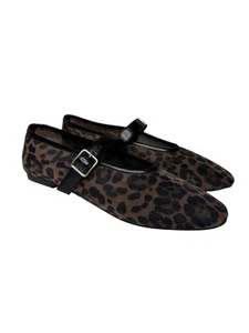 Steve Madden NEW Dreaming Leopard Mesh Ballet Mary Jane Flats Size 9.5 - Picture 1 of 7