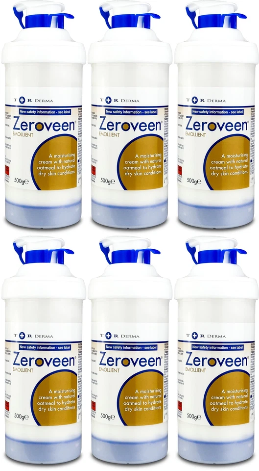 ZERODERMA Zeroveen Emollient Cream 500g X 6