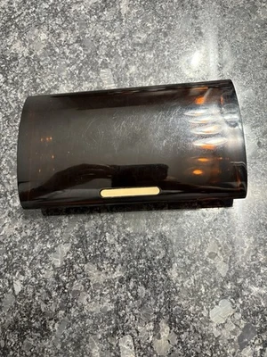 Bolso sin asas de maquillaje estuche rígido vintage Estee Lauder acrílico Lucite LEER DESCRIPCIÓN Foto 1 de 4