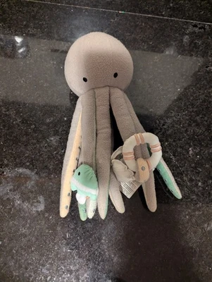 Caja y Niños Haciendo Olas Pulpo Bebé Actividad Juguete-CAJA Y BARRIL 12" Gris Foto 1 de 4