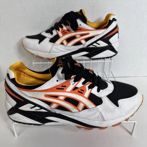 Asics Tiger GEL-Kayano Trainer White Black Orange Training Running Shoes Men 8.5 - Picture 1 of 9