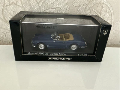 Minichamps Maserati 3500 GT Vignale Spider. 1/43 Diecast Model, NIB - Image 1 of 4