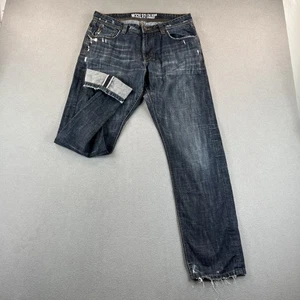 Jeans con ribete japonés para hombre 32x32 azul Seppälä Denim Project recto - Imagen 1 de 24