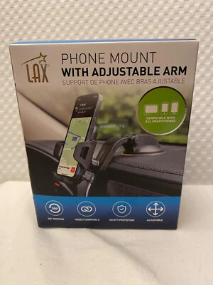 Lax Adjustable Phone Holder Hands Free brand new in box.  with adjustable arm. - Image 1 of 3