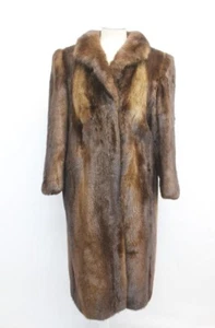 EXCELLENT NATURAL ARCTIC BEAVER FUR COAT JACKET WOMEN WOMAN SZ 6-8 SMALL MEDIUM - Picture 1 of 3