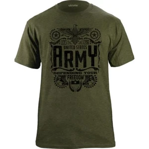 Army Grunge Graphic T-Shirt - Picture 1 of 4