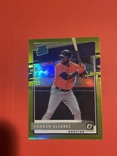 2020 Yordan Alvarez RC Donruss Optic LIME GREEN Prizm 45 Rated Rookie Astros MLB