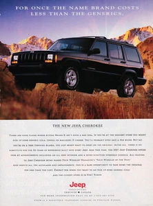 1997 The NEW JEEP CHEROKEE, Sharp 8x10.5 inch Canadian issue Magazine Ad - Picture 1 of 1