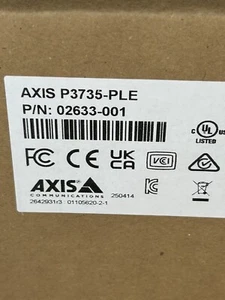 NEW!!! Axis P3735-PLE 8MP Outdoor Four-Sensor Panoramic Network Dome Camera - Picture 1 of 1