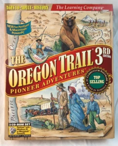 The Oregon Trail Pioneer Adventures 3rd Ed Big Box CD-ROM PC & Macintosh READ - Picture 1 of 15