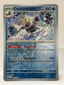 Crabominable 042/142 Reverse Holo - Pokemon TCG Stellar Crown - Near Mint - Picture 1 of 2