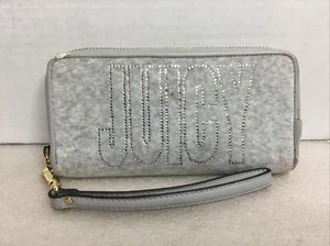 Billetera Juicy Couture Tela Gris con Cremallera Varios Bolsillos - Imagen 1 de 15