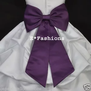 NUEVO CORBATA ARCO FAJA + FLOR 4 NAVIDAD FIESTA VESTIDO NIÑA CONCURSO DAMA DE HONOR NIÑOS - Imagen 1 de 18