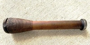 Antique Primitive Wood Bobbin Spool Industrial Thread Textile 12" - Picture 1 of 8